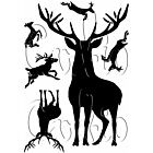 Card-io Combinations Stately Stag A6 Clear Stamp Set