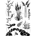 Card-io Still Waters A6 Combinations Clear Stamp Set