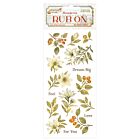 Stamperia Whispering Woods Rub-On 4x8,5 Inch Magnolia (DFLRB184)