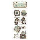 Stamperia Voyages Fantastiques  Rub-On 4x8,5 Inch Mechanical Wonders (DFLRB192)