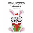 Dutch Doobadoo Build up Kerstkonijn A5 470.784.316 12,5x9,1cm