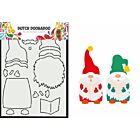 Dutch Doobadoo Card Art Built up Caroling Gnome 470.784.143 A5