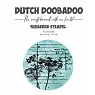 Dutch Doobadoo Rubber stamp 3 ATC cirkel Flower 497.004.006