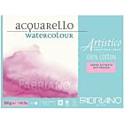 Fabriano Artistico Traditional White Hot pressed 12,5x18 300gr 25 vel