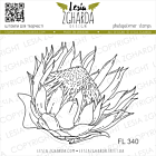 Lesia Zgharda Design Stamp Protea flower 