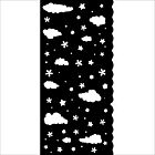 Stamperia Candy Christmas Thick Stencil 12X25cm Clouds  (KSTDL124)