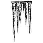 Lavinia Stamps Icicles LAV089