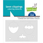 Lawn Fawn Sweet Strawberry Coloring Stencil