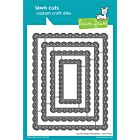 Lawn Fawn stand-alone die lacy rectangle stackables
