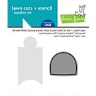 Lawn Fawn dies reveal wheel spring basket drop-down add-on set