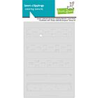 Lawn Fawn stencils simply celebrate hangouts coloring stencils
