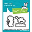 Lawn Fawn dies i love you mower lawn cuts