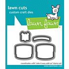 Lawn Fawn dies cake it easy add-on lawn cuts