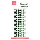 Marianne D Decoration Enamal dots - Duotone Groen PL4522 95x210cm