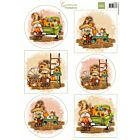 Marianne Design Decoupage Gnomes - Pompoenen VK9603 A4