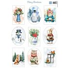 Marianne Design Decoupage Merry Christmas VK9612 A4, 9 images