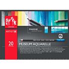 CARAN D'ACHE MUSEUM AQUARELPOTLODEN MARINE DOOS 20 STUKS