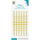 Nellie's Choice Enamel dots - Geel ENDOT008 Ø4-6-8mm