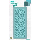 Nellie's Choice Stamping Die - Slimline Sneeuwvlokken STAD020