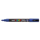 Marker met conische punt fijn Donkerblauw 33