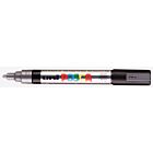 Marker met conische punt medium Zilver 26