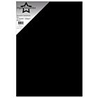 Black A4 Smooth Cardstock 220gsm (10pcs) (PFSS714) 