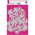 Pronty Mask stencil A5 Grunge circle by Jolanda 