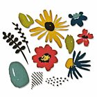 Sizzix Thinlits Die Set 11PK Modern Floristry 665853 Tim Holtz