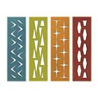 Sizzix Thinlits Die Set - 4PK Retro Repeat Tim Holtz