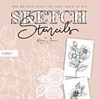 Karin Joan SKETCH Stencils Floral 1