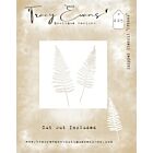 Tracy Evans Fronds 4x4 Inch Snippet Stencil (SS005) 