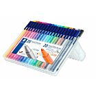 Staedtler triplus mixed set 20 fineliner + 20 color 34 SB40