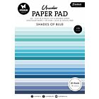 Studio Light Unicolor paper pad Shades of blue Essent. nr.157 SL-ES-UPP157 148x210x8mm