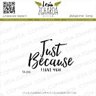 Lesia Zgharda Design Stamp Just Because... 