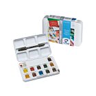 Van Gogh Aquarelverf pocket box Basic Colours met 12 kleuren in halve Napjes