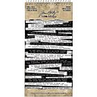 Tim Holtz Idea-Ology Spiral Bound Sticker Book 4.5"X8.5" Snarky