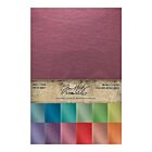 Tim Holtz Idea-Ology Kraft-Stock Stack Cardstock Pad 6"X9" 24/Pkg Metallic Colors