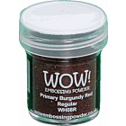 Wow! Embossing Powder Primary Colours Burgundy Red - 15ml Jar   