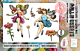 Aall & Create #1100 - A7 Stamp Set - Tiptoe Fairydusters