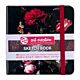 Talens Art Creation Schetsboek Stilleven met bloemen in een glazen vaas 12x12cm 140g 80 vellen