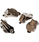 Oorclips zilver 2 paar