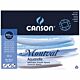 Canson Montval blok 12 vel 4-zijdig gelijmd 30x40 300g fijne korrel wit