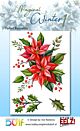 Studio EELZ Clear Stamps  Magical Winter 1 Perfect Poinsettia