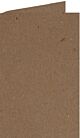 Papicolor dubbele kaart staand A6 105x148mm recycling bruin (323)