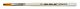 Silver Brush Ultra Mini® GOLDEN SYNTHETIC with COMFORT GRIP® HANDLE Lettering Short maat 10/0