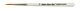 Silver Brush Ultra Mini® GOLDEN SYNTHETIC with COMFORT GRIP® HANDLE Designer Round Short maat 10