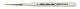Silver Brush Ultra Mini® GOLDEN SYNTHETIC with COMFORT GRIP® HANDLE Designer Round Short maat 2