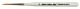 Silver Brush Ultra Mini® GOLDEN SYNTHETIC with COMFORT GRIP® HANDLE Designer Round Short maat 6