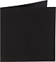Papicolor dubbele kaart vierkant 132x132mm ravenzwart (901)