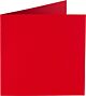 Papicolor dubbele kaart vierkant 132x132mm rood (918)